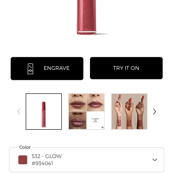 ARMANI beauty bundle ~ LIP MAESTRO VELVET LIQUID LIPSTICK & Lip Power Long Last - Picture 3 of 12
